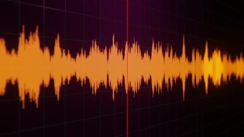 Timeline. Sound wave.