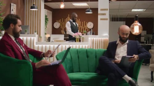 Associates Meet on Business Trip