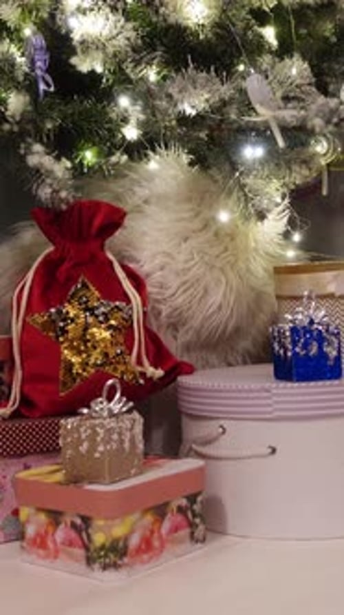 Vertical Video of Christmas Background