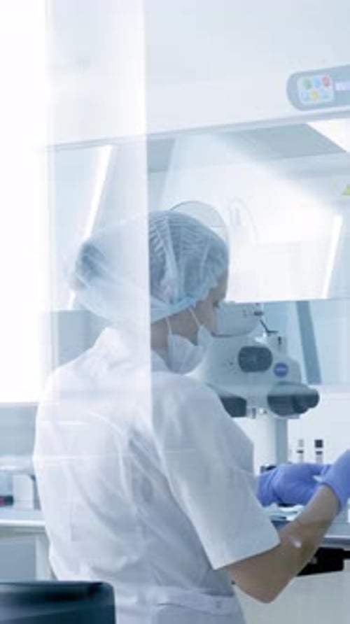 Conducting Laboratory Work By Utilizing a Microscope and Various Research Tools and Techniques