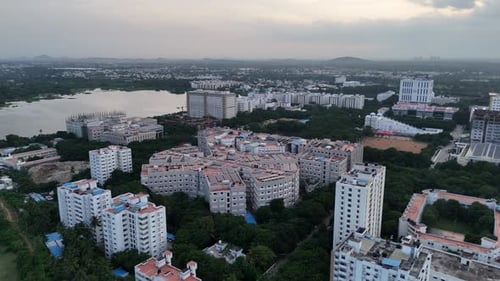 Capturing the grandeur of IT Building, a symbol of Chennai’s IT sector.