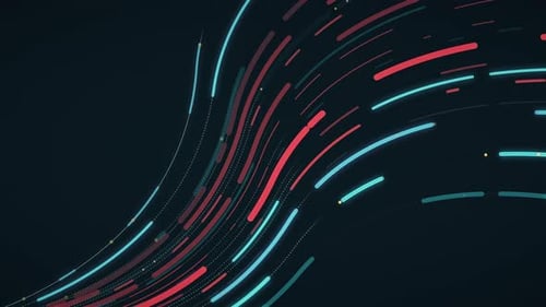 Line Glow Abstract Background