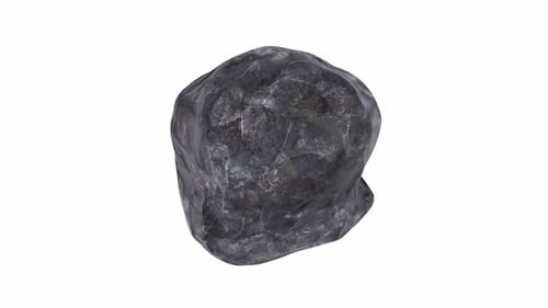 Rock 3d object rotating loop