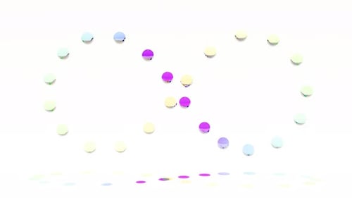 Endless Sign Number 8 Color Glass Spheres