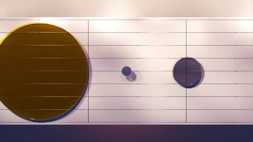 Geometric Circles Logo Reveal Transition