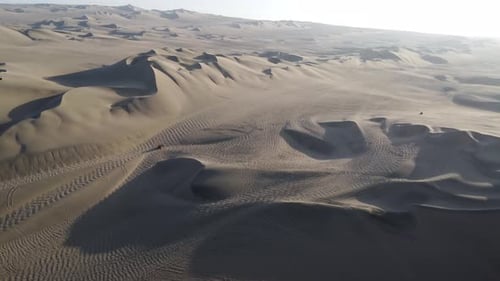 The buggy heads out into the desert for a safari. Huacachina, Peru