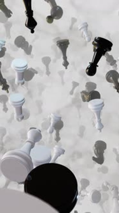 Battle Of Chess Pieces 02 HD