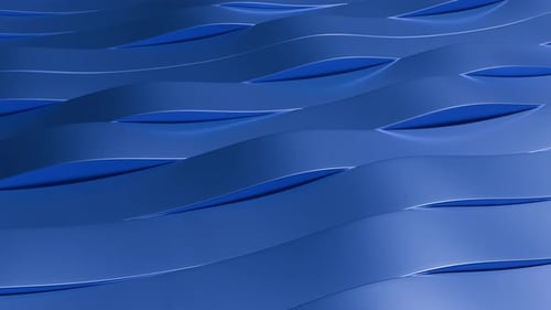 Seamless Abstract Blue Waves Fluid Motion Background