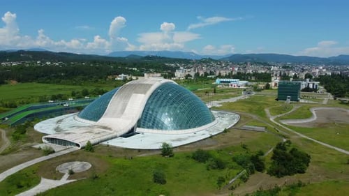 Modern architecture of tbilisi: exploring the parliament building in georgia