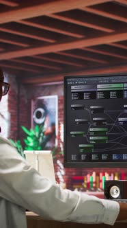 Vertical Video Teleworking Programmer Using Computer for Artificial ...