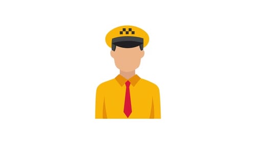 Taxi Driver Travel Concept