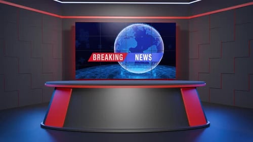 News Studio Background Loop.