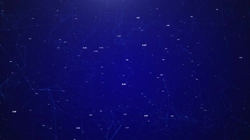 Abstract Geometric Background Plexus Mesh Backdrop Complex Digital Network Technology Big Data