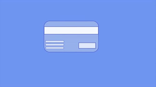 Mobile Banking Hand Click Main Button for Paying Online Store 4K