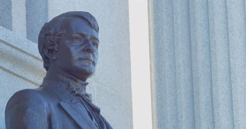 Statue at the American Civil War battlefield near Gettysburg, PA