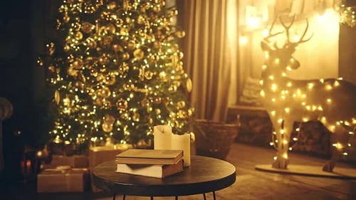 Christmas and New Year interior decoration