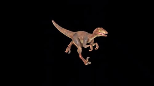 Velociraptor Run Front 2