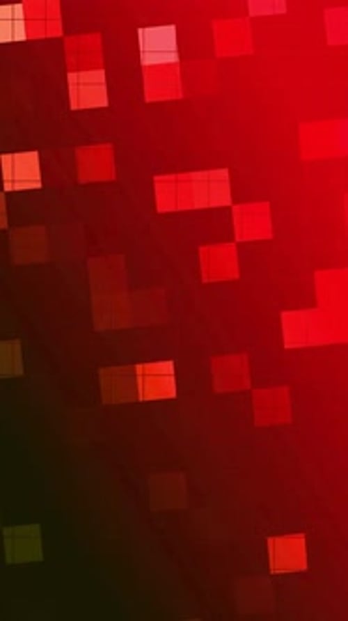 Vibrant red pixelated gradient background for modern digital designs and tech