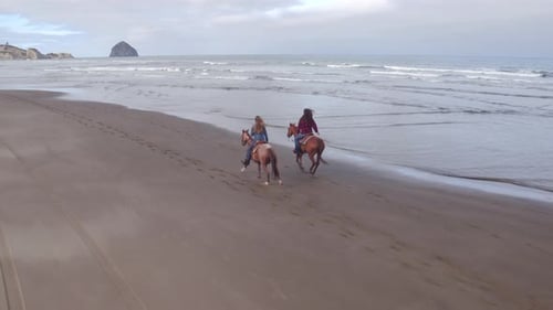 Horseback Riding in Natural Setting