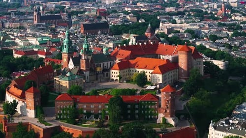 Krakow, Poland. Wawel royal Castle