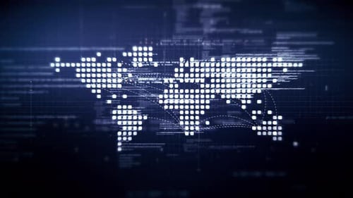 Futuristische globale KI-Netzwerksimulation 04