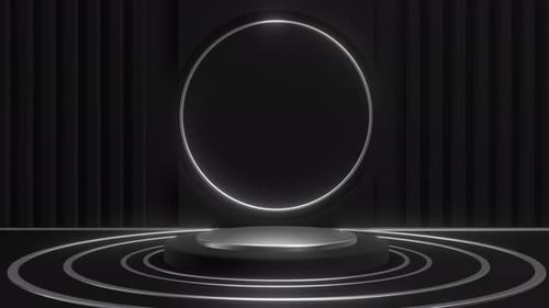 4k Colored Podium Background 2
