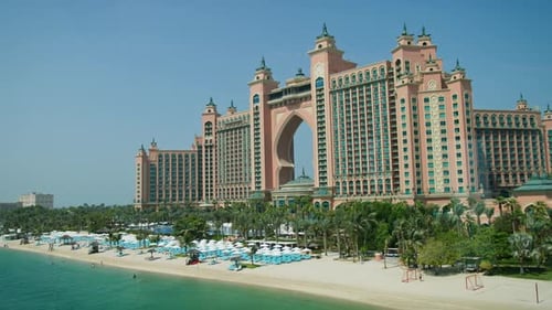 Palm Jumeirah Island in Dubai
