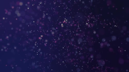 Abstract Glowing Particles Background Loop Animation