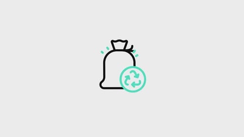 Garbage Bag Animated Icon