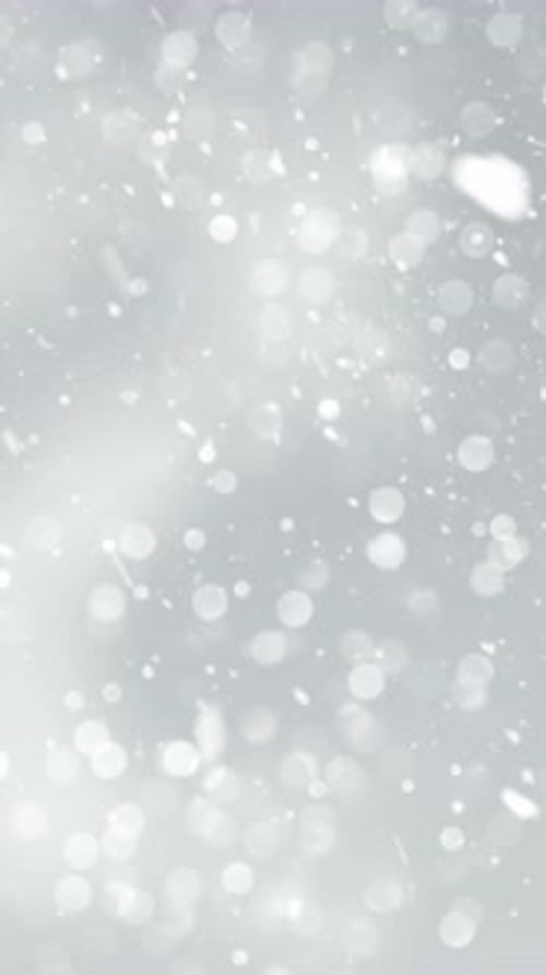 Christmas Elegant Snow Background 24 - Vertical Video