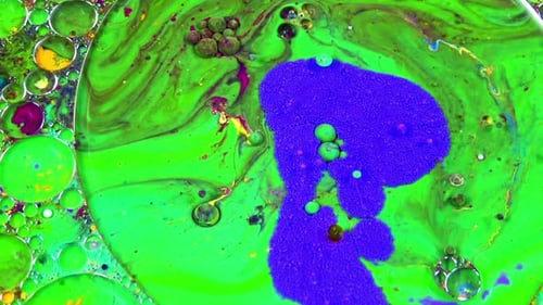 Bright Abstract Colorful Paint Background