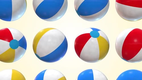 Colorful Beach Balls Collection