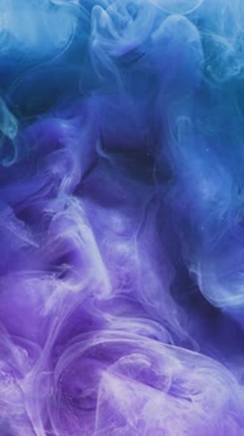 Vertical Color Fume Vapor Cloud Ink Water Smoke