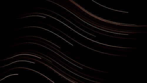 Elegant Flowing Light Lines Abstract Background Animation