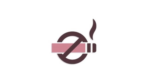 No Smoke symbol icon animation video