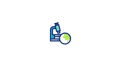 Microscope Animated Icon