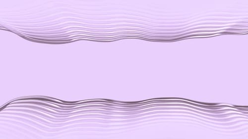 Abstract Looping Fluid Purple Wavy Lines Background