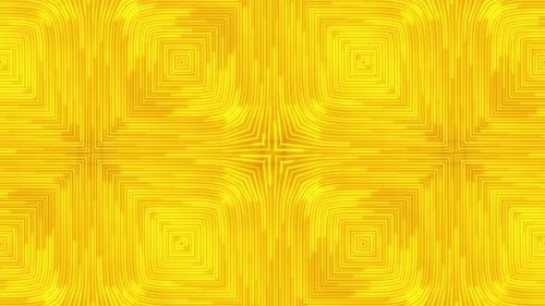 Abstract Geometric Glowing Square Pattern Background Loop