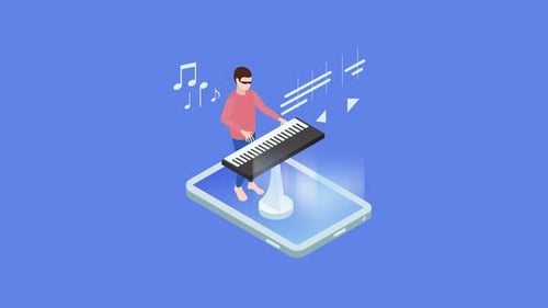 Music Creation Alpha Animation