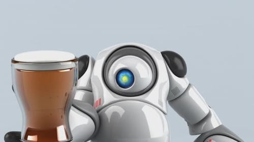 Großer Roboter - 3D-Animation
