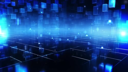 Blue Corporate Background Loop