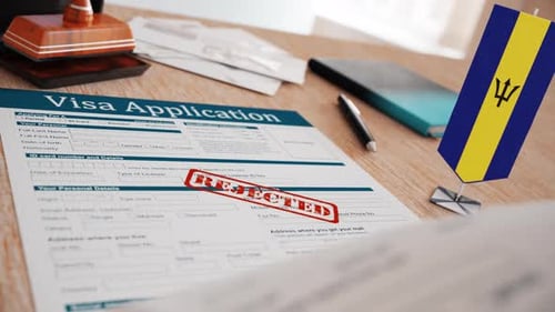 Barbados Visa Application Rejected