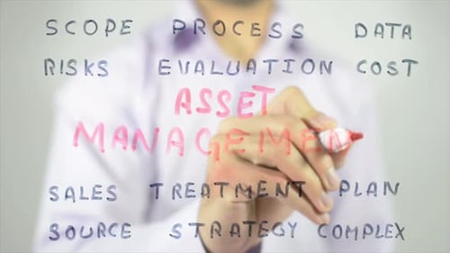 Writing Asset Management on Transparent Surface