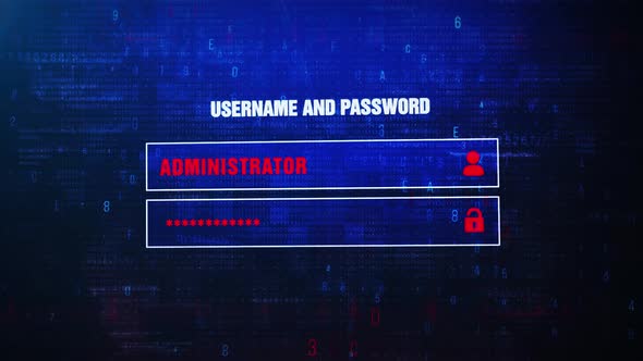 Incorrect Password Alert Warning Error Message Blinking on Screen ...