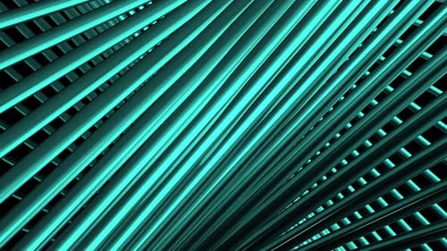 Hypnotic Animation with Curved Linear Design