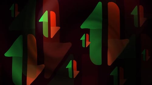 Hintergrundschleife mit Pfeilen nach oben und unten