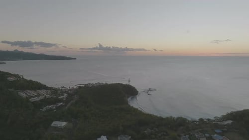 Sunset at Labrollette Bay in St. Lucia