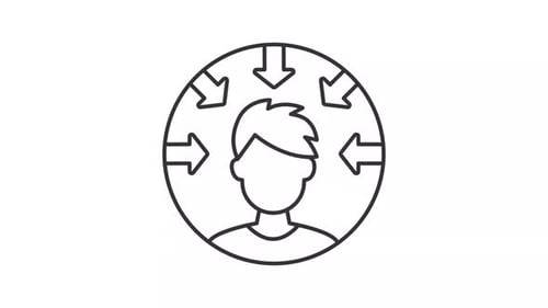 Customer centricity line animation