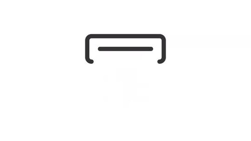 Ícone animado da linha ATM Ui