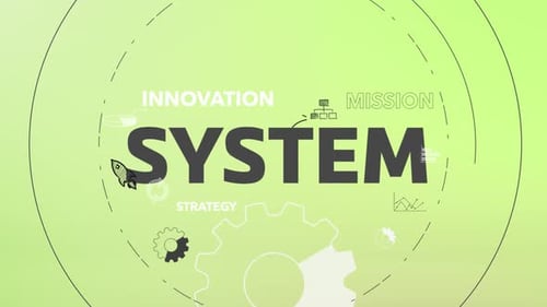 Infographic Multiple Titles With Icons Animation Information System